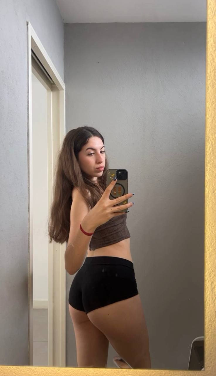 Amber in her underwear in Monrovia