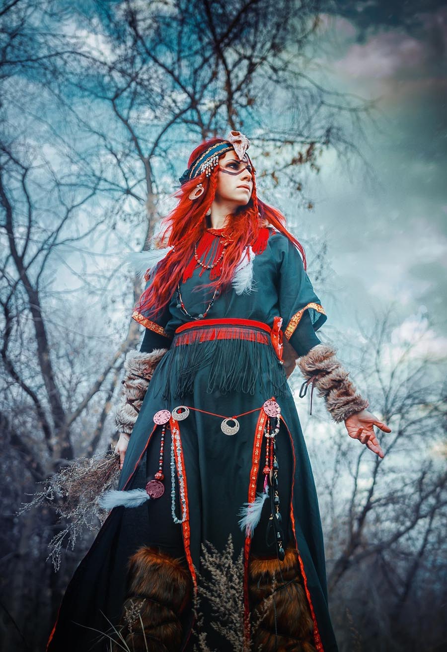 Girls in Slavic costumes underwear in Monrovia